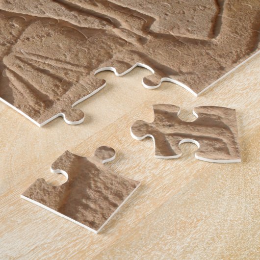 abu simbel hieroglyphs legpuzzel (Zijkant)