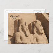 abu simbel pharoah briefkaart (Voorkant / Achterkant)