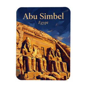 Abu Simbel Tempels Egypte Magneet