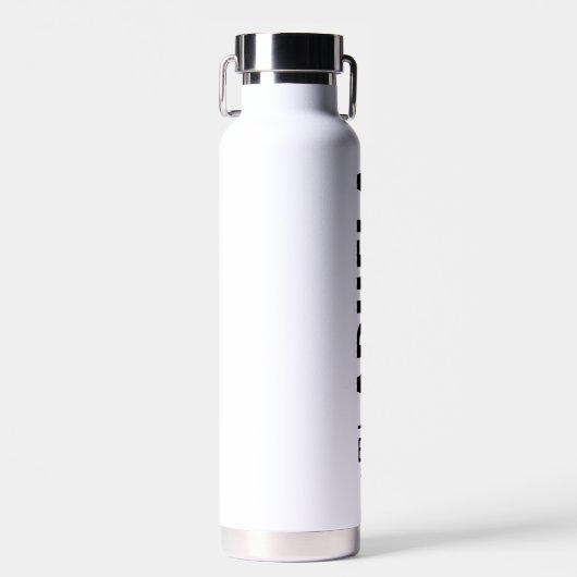 Abuela | Aangepaste Spaanse datum voor grootmachte Waterfles (Voorkant)