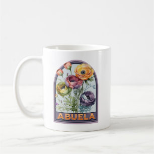 Abuela  Bloemen Grootmoeder Koffiemok