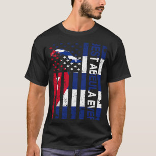 Abuela Cubaanse oma Cuba Verenigde Staten Amerikaa T-shirt