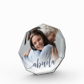 Abuela Grandma Script Overlay Fotoblokken (Links)