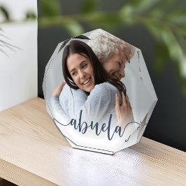 Abuela Grandma Script Overlay Fotoblokken