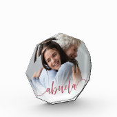 Abuela Grandma Script Overlay Fotoblokken (Links)