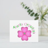 Abuela Orgullosa Briefkaart (Staand voorkant)