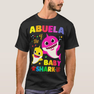 Abuela van de Baby haaiendag Abuela Shark T-shirt