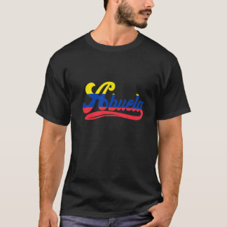 Abuela Venezuela Flag Bandera Venezuelan Art Woman T-shirt
