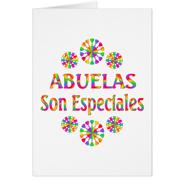 Abuelas Son Especiales (Voorkant)