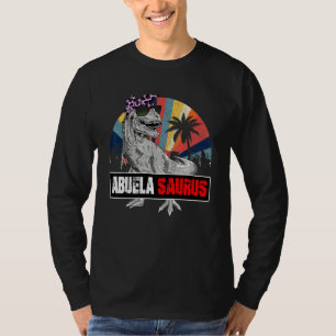 Abuelasaurus Rex Dinosaur Abuela Saurus Family Mat T-shirt