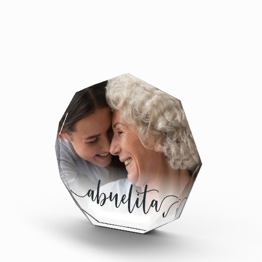 Abuelita Grandma Script Overlay Fotoblokken (Rechts)