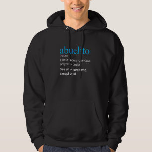 Abuelito definitie zelfstandig naamwoord als een o hoodie