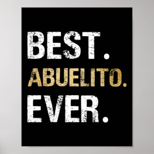 Abuelito ooit grafisch cadeau van kleindochter Gra Poster