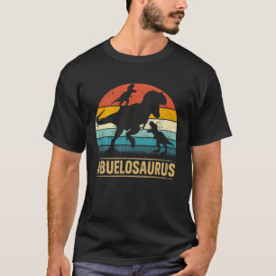 Abuelo Dinosaur T Rex Abuelosaurus 2 Kinder vaders T-shirt