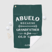 Abuelo | Grootvader is voor oude jongens Golfhanddoek (Insitu)