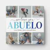 Abuelo Vaderdag Foto Collage Plaque Fotoplaat (Voorkant)