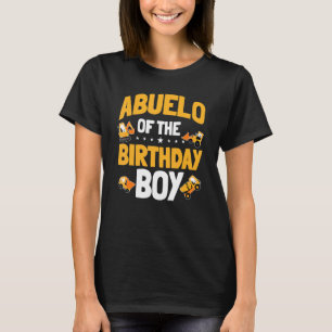 Abuelo van de verjaardag jongen bouwvakker BDA T-shirt