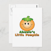 Abuelo's pompoen Abuelo Briefkaart (Voorkant / Achterkant)