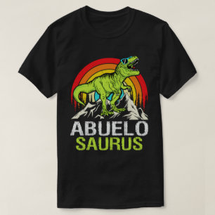Abuelosaurus Dinosaur Grandpa Saurus Vaderdag T-shirt