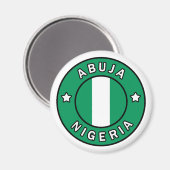 Abuja Nigeria Magneet (Voorkant / Achterkant)