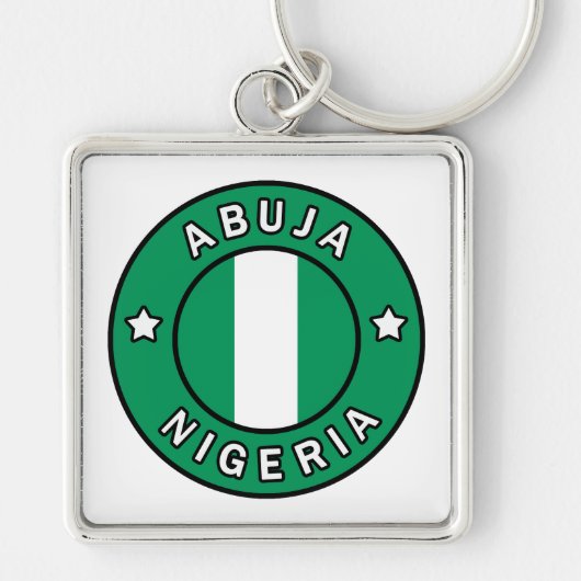 Abuja Nigeria Sleutelhanger (Voorkant)