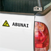 Abunai Bumpersticker (Op Truck)