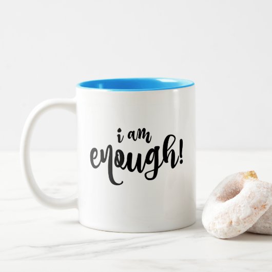 Abundance Affirmation Coffee Mok (Met donut)