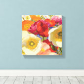 Abundance of Flowers Canvas Afdruk (Insitu (Houten vloer))