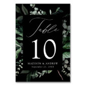 Abundant Greenery Personalized Wedding Kaart (Voorkant)