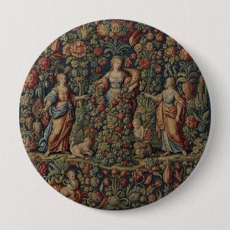 Abundia Good Fortune + Prosperity Tapestry Ronde Button 4,0 Cm