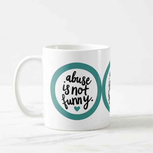 Abuse is not funny koffiemok (Links)