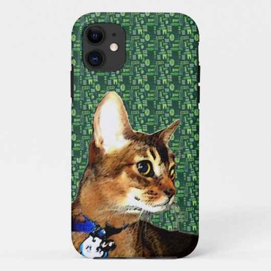 Aby-a-Day - Tikigreen iPhone 5 Hoesje met Pistool- (Achterkant)