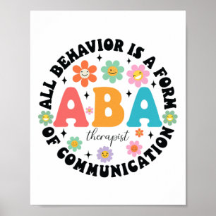 Aby Therapeut Gedragsanalist Autisme Therapie RBT Poster