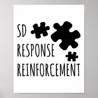 Aby Therapeut SD Versterking Reactiegedrag A Poster