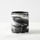 Abyssal Gaze Heavy Metal Raven Skull Mok (Midden)