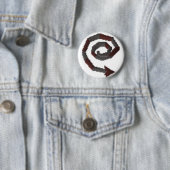 Abyssal whip pin ronde button 5,7 cm (In situ)