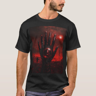 Abyssale skelethanden Death Metal T-shirt