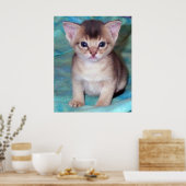 Abyssiniaanse Kitten - Vier weken oud Poster (Keuken)