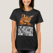 Abyssinian cat Abyssinian Abyssinian kitten T-shirt (Voorkant)