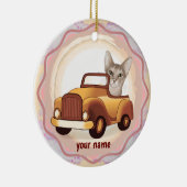 Abyssinian Chat Conducteur de voiture ornement (Droite)