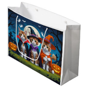 Abyssinian katten pompoen Halloween grappig Groot Cadeauzakje
