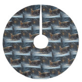 Abyssinien Sneeuwslee Ride Kerstdecoratie Kerstboom Rok (Voorkant)