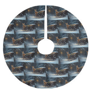 Abyssinien Sneeuwslee Ride Kerstdecoratie Kerstboom Rok