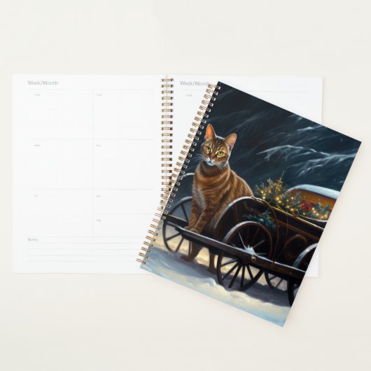 Abyssinien Sneeuwslee Ride Kerstdecoratie Planner (Display)