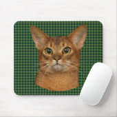 abyssinische kat muismat (Met muis)