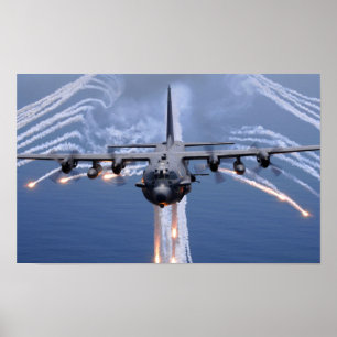 AC-130 Specter Gunship Poster