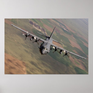 AC-130 Specter-Vliegtuig Poster
