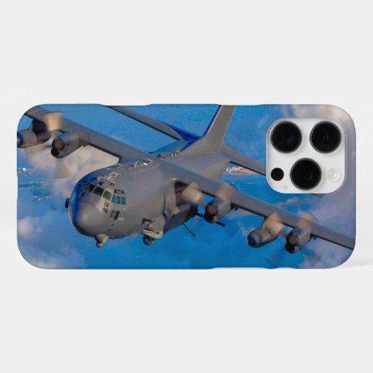 AC-130H-SPECTER iPhone HOESJE (Achterkant horizontaal)