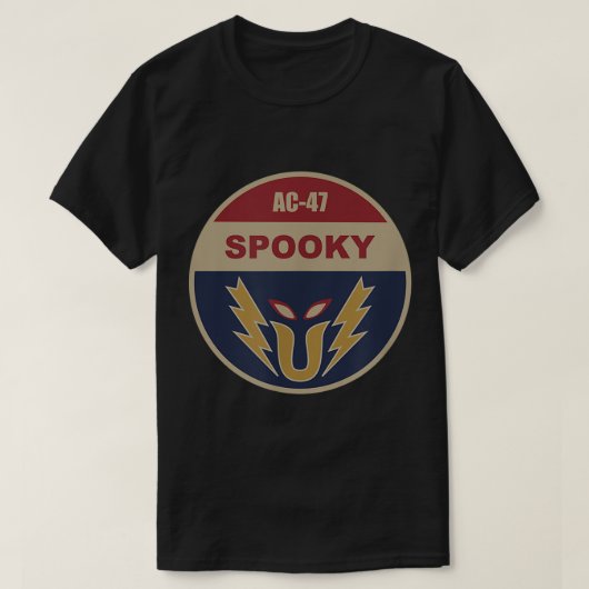 AC-47 Spooky patch T-shirt (Design voorkant)