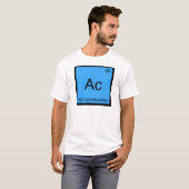 Ac - Airconditioning Chemie Element Symbool Tee T-shirt (Voorkant volledig)